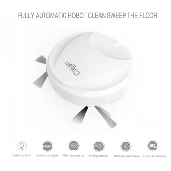 

Automatic Cleaning Machine USB Charging Intelligent Sweeping Robot Lazy Smart Vacuum Cleaner Battery Powered Sweeping Robot