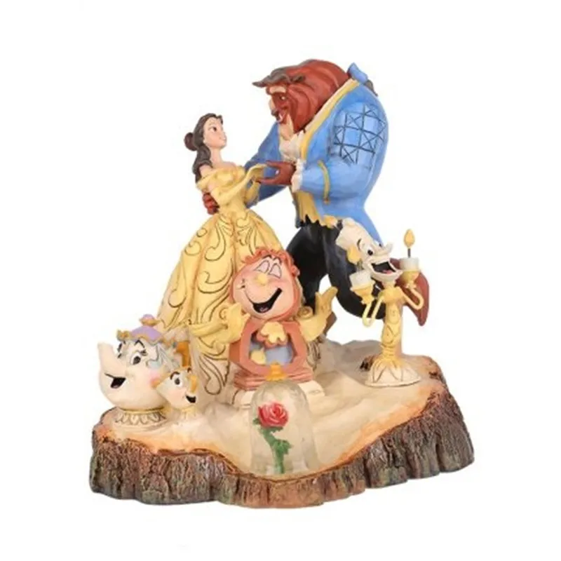 ^*Best Offers Disney Princess Periphery Beauty and the Beast Scenes Resin Statue Action Figure Collection Model Toy Desktop Decor X4827 ^*Best Offers Disney Princess Periphery Beauty and the Beast Scenes Resin Statue Action Figure Collection Model Toy Desktop Decor X4827
