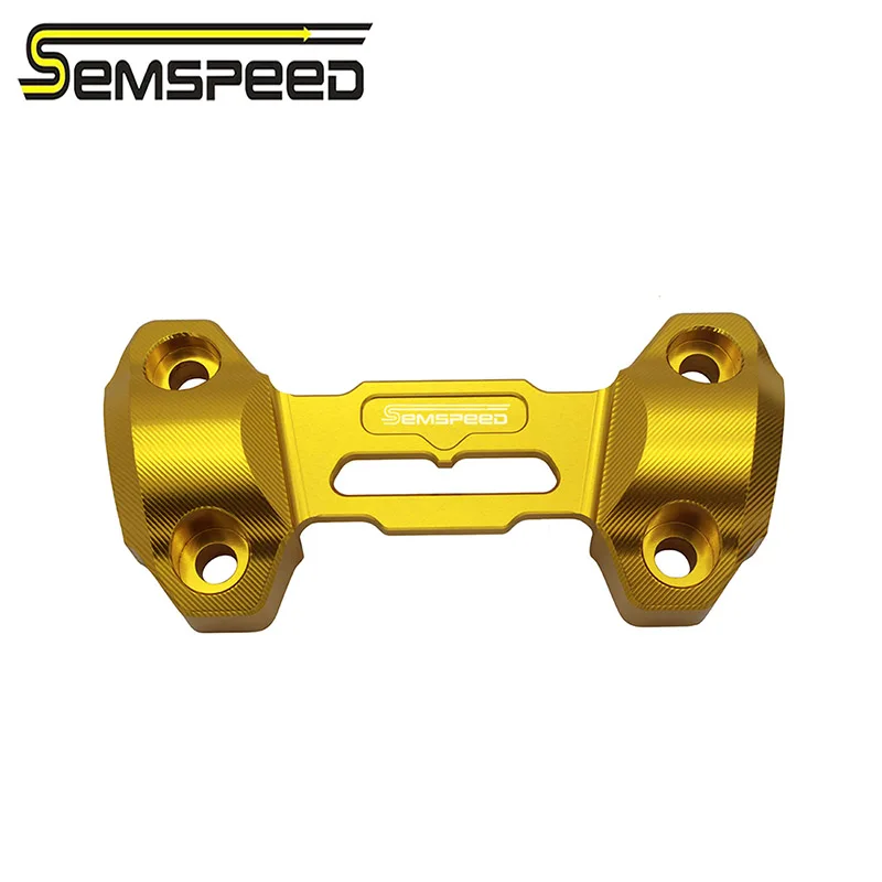 Semspeed для YAMAHA MT-09 FZ-09 MT-07 FZ-07- ручка зажимы для пазовой фрезы стояк Верхняя Крышка зажим Крепление Скоба для удерживания