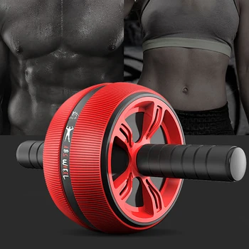 

Silent TPR Abdominal Wheel Roller Trainer Fitness Equipment Gym Indoor Exercise Bodybuilding ABS Roller Sports Accessories