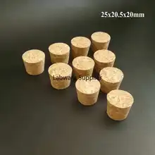 50 шт./лот деревянная корковая пробка для пробирки/упаковка