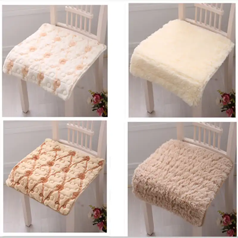 Hot Sale Cotton Bench Office Cushion Student Boss Cushion Winter Warm Non Slip Plush Dining Chair Cushion Washable Cushion Aliexpress