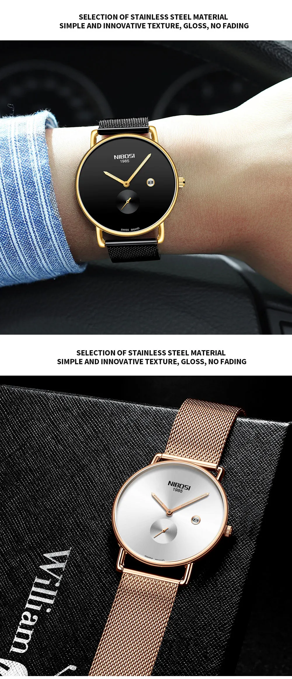 NIBOSI Relogio Feminino модные женские часы лучший бренд класса люкс Женские часы мужские вакуумная Кофеварка браслет женские часы