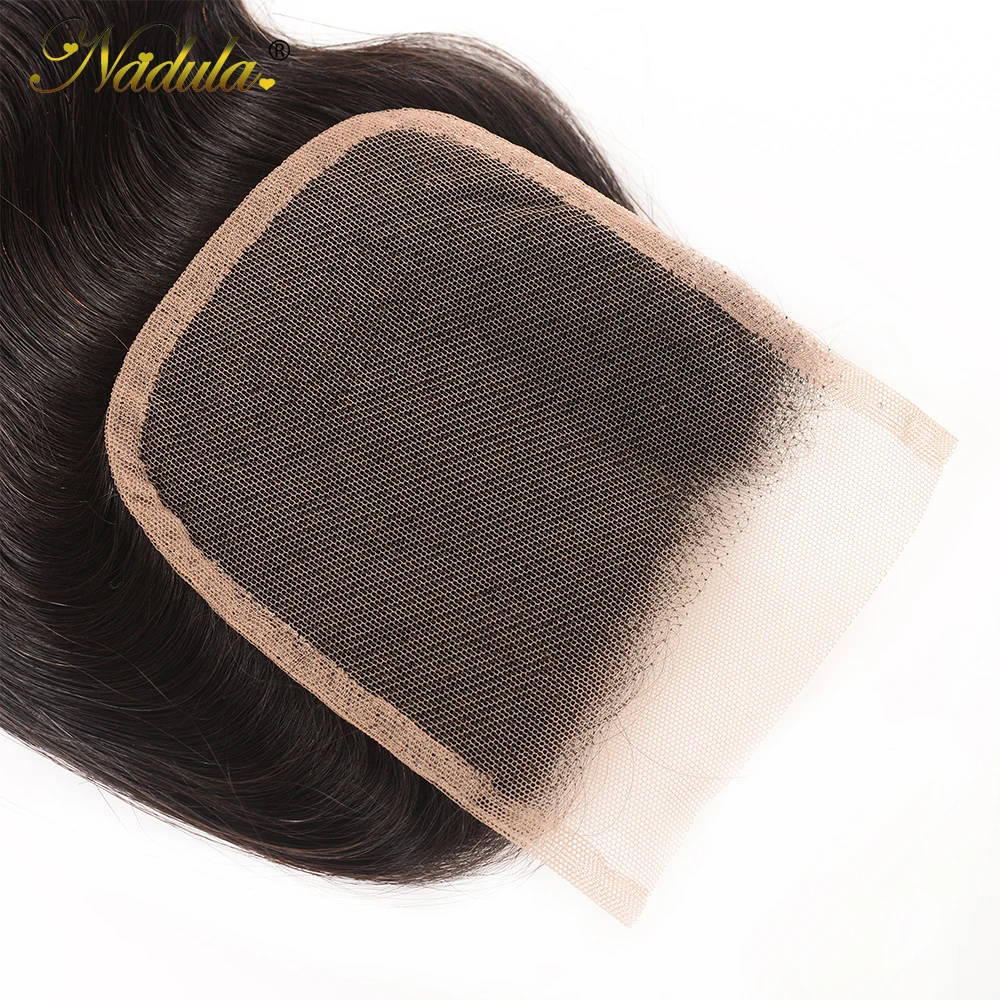 Nadula Hair 5x5 HD Lace Closure Middle Part /Free Part Malaysian Body Wave Closure 10-20INCH Swiss Lace 100% Human Hair