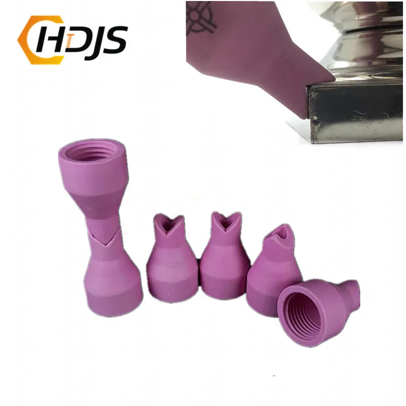 10 Pcs/QQ150 Thicken gas nozzle Ceramic Shield Cups Inner and outer corners Welded porcelain nozzles Welding Machine Accessories