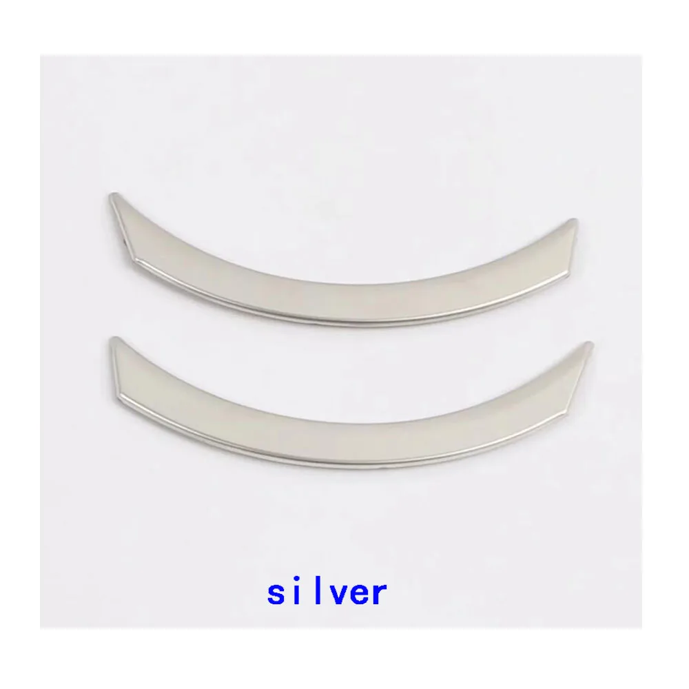 silver Для Мазда 3, Мазда 3, Axela M3,, автомобильный детектор, отделка, нержавеющая сталь, приборная панель, измерительная панель, рама, 2 шт - Название цвета: silver