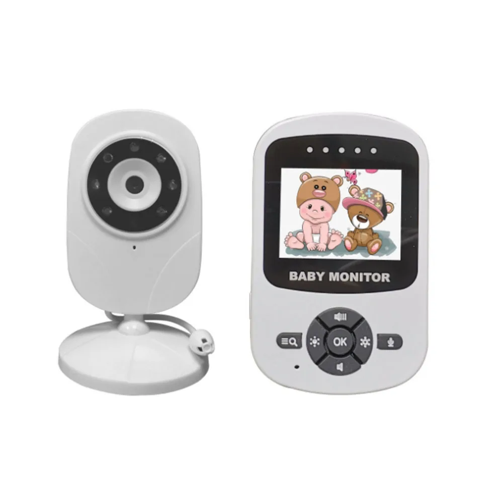 

2.4inch Wireless Baby Monitor Temperature Display Nanny Music Intercom Night Vision Portable Baby Camera Baby Walkie Talkie