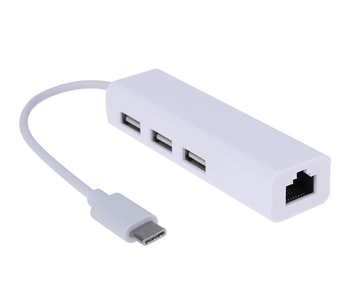 USB3.1 Ethernet сетевой карты типа C к USB RJ45 сетевой адаптер Ethernet концентратор кабель для Macbook PC для Windows