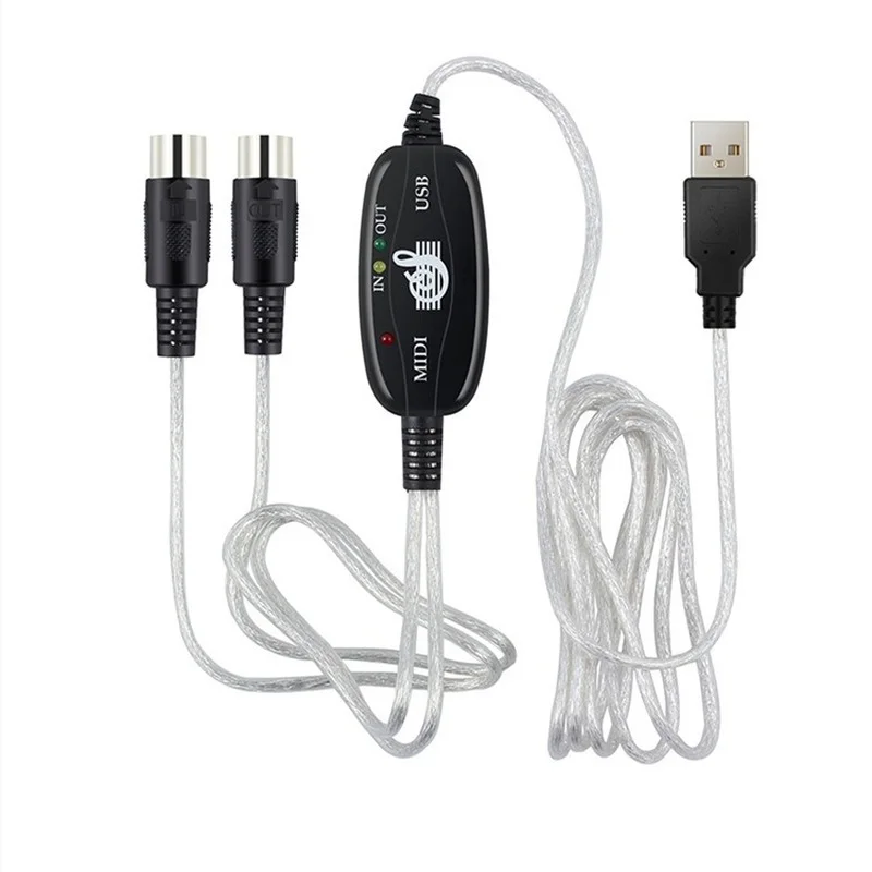 USB-кабель-преобразователь миди-кабеля для ПК музыкальной клавиатуры | Компьютеры