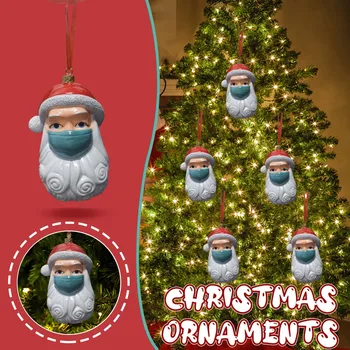 

25# 1pc Personalized Santa Claus Of Ornament 2020 Christmas Holiday Decorations Christmas Holiday Decorations Decoraciones