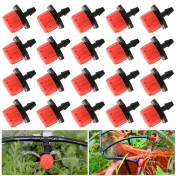 

Hot 100Pcs Drippers/Micro Sprinkler Drip Irrigation Heads Adjustable Garden [3]