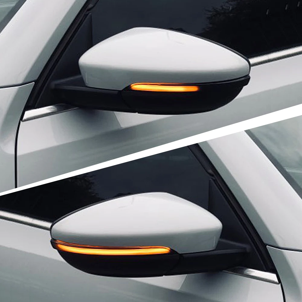 

for VW Scirocco MK3 Passat B7 CC Dynamic Mirror Indicator Blinker Side LED Turn Signal Light EOS Beetle 2011 2012 2014