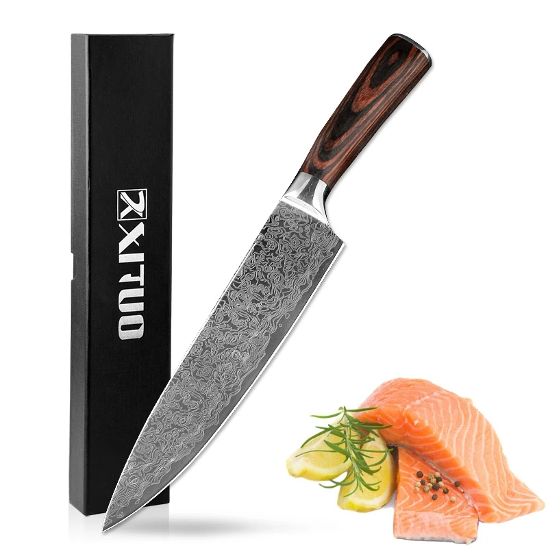 XITUO 8 дюймов очень острый кухонный нож из нержавеющей стали мясной шеф повара