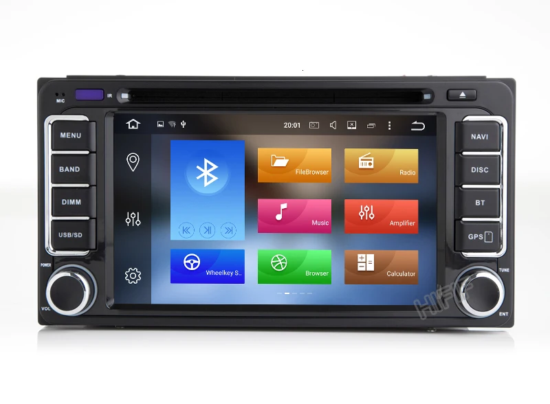 Perfect DSP Android 9.0 4GB 8 Core Car DVD Player for Toyota Rav4 Corolla Ex Vitz Hilux Terios Avenue Fortuner Prado with Radio GPS 7