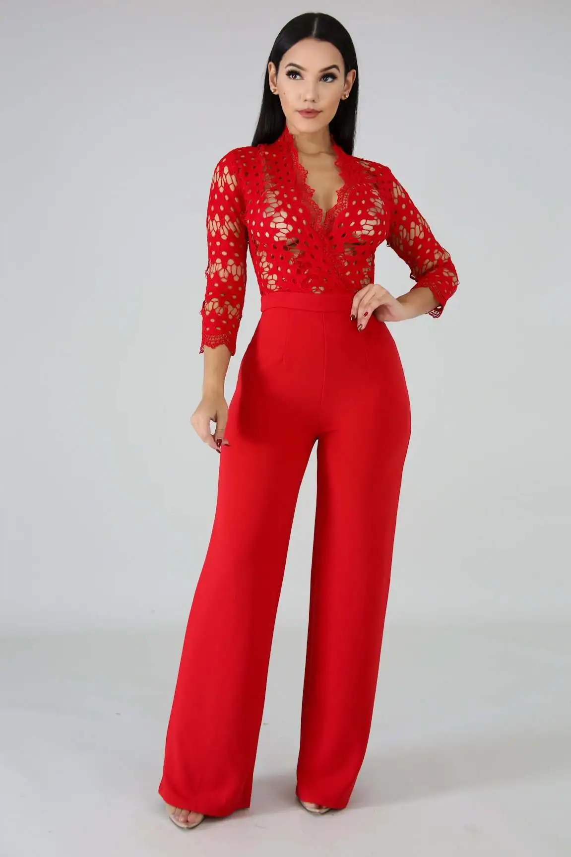 Белые женские комбинезоны с длинными рукавами, сексуальное боди с вырезами, женские элегантные вечерние обтягивающий спортивный комбинезон, комбинезоны Femme AE224