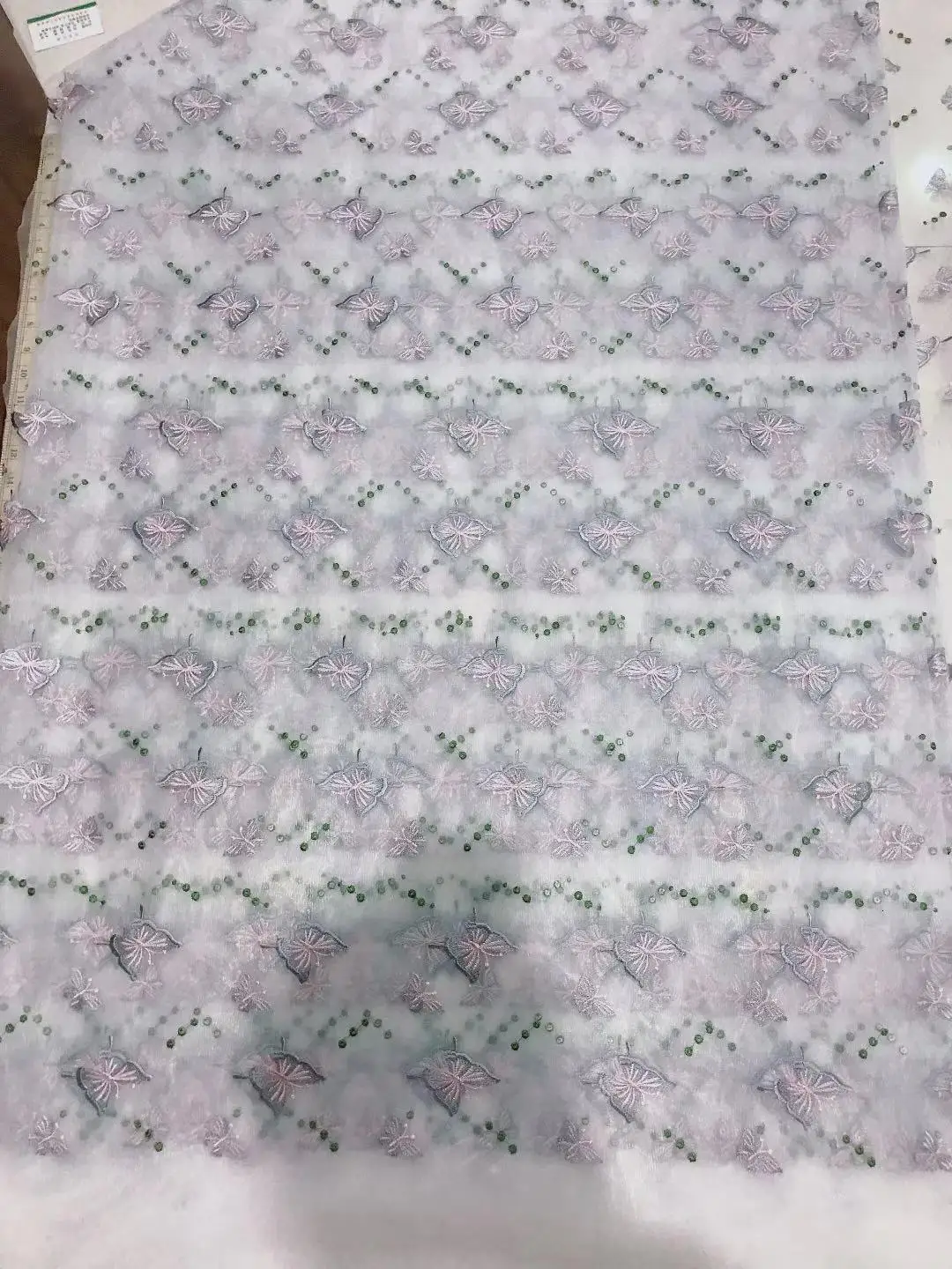 100x130 см швейная одежда, органза, ткань, платье, занавеска, Бабочка, печать, ткань, сделай сам, шифоновое с цветочным кружевом, свадебное платье, шифоновая ткань