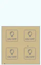 WIFI tactile lumière interrupteur mural panneau de verre noir bleu LED ue & UK universel Smart Home Phone contrôle 4 Gang 2 voies 90-240V carré