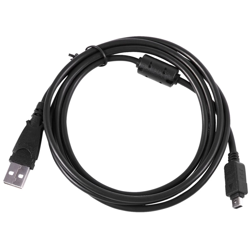 ABKT-USB 12 Pin кабель синхронизации данных свинцовый провод зарядки аккумулятора для камеры Olympus черный