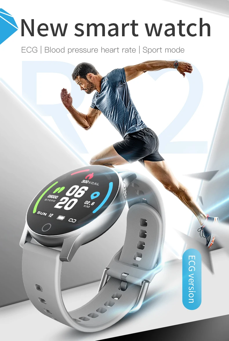 ЭКГ часы smartband браслет ip67 Водонепроницаемый PPG умный монитор артериального давления сердечного ритма Спортивный Браслет Смарт часы PK h66 z03