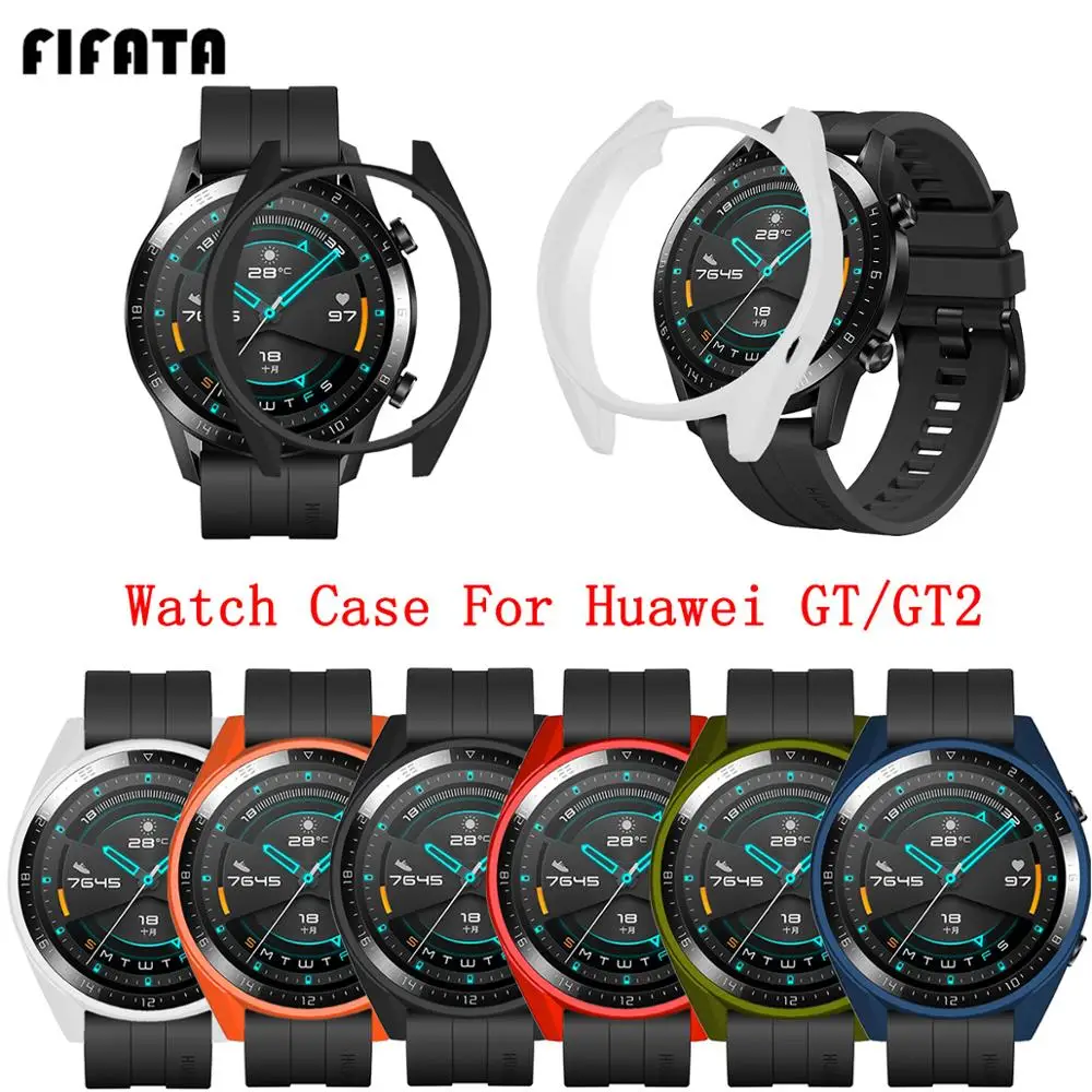 FIFATA ТПУ мягкий силиконовый защитный чехол для huawei Watch GT/GT 2 Смарт часы Замена чехол для часов для huawei GT/GT2