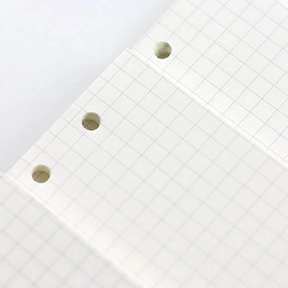 6-Hole Loose-Leaf Refills Loose-Leaf Paper Notebook RefillsInside The Notebook Notepad Core A5/A6/A7 grid Horizontalline lattice 6-Hole Loose-Leaf Refills Loose-Leaf Paper Notebook RefillsInside The Notebook Notepad Core A5/A6/A7 grid Horizontalline lattice