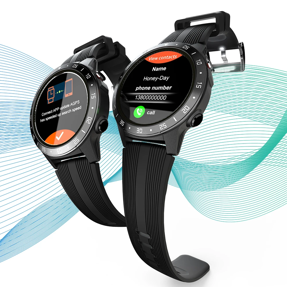 

LOKMAT TK05 Smart Watch 1.3inch Screen BT3.0+4.0 Waterproof Pedometer Heart Rate Alarm Remote Camera GPS Sports Smartwatch