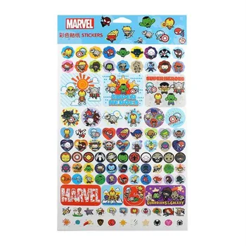 

1pc Disney Non-repeating Marvel Superhero Frozen Kids Color Stickers Toy Personality Hand Ledger DIY Cute Big Post