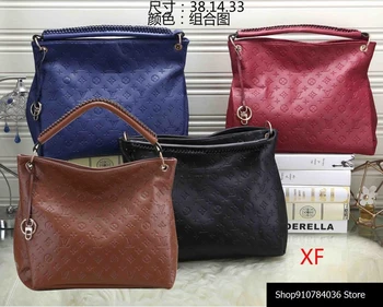 

Luxury Leather Handbags Women Bags Designer Brand Women's Shoulder Bags Large Capacity Ladies Hand Bags L194 Louis Vuitton LV-