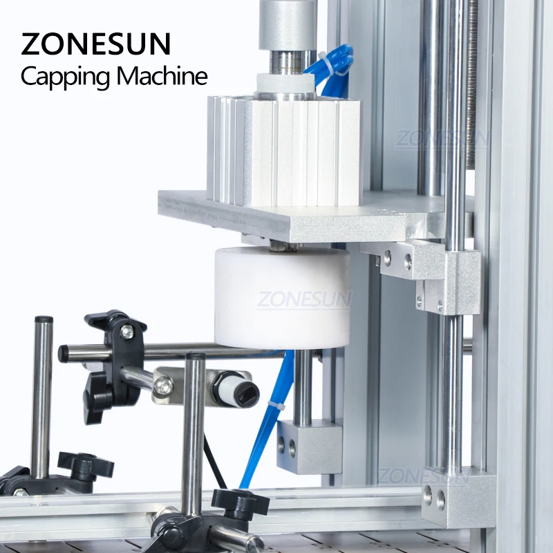 ZONESUN ZS XG1870D полуавтоматическая укупорка большой пластиковый резьбовой патрон для