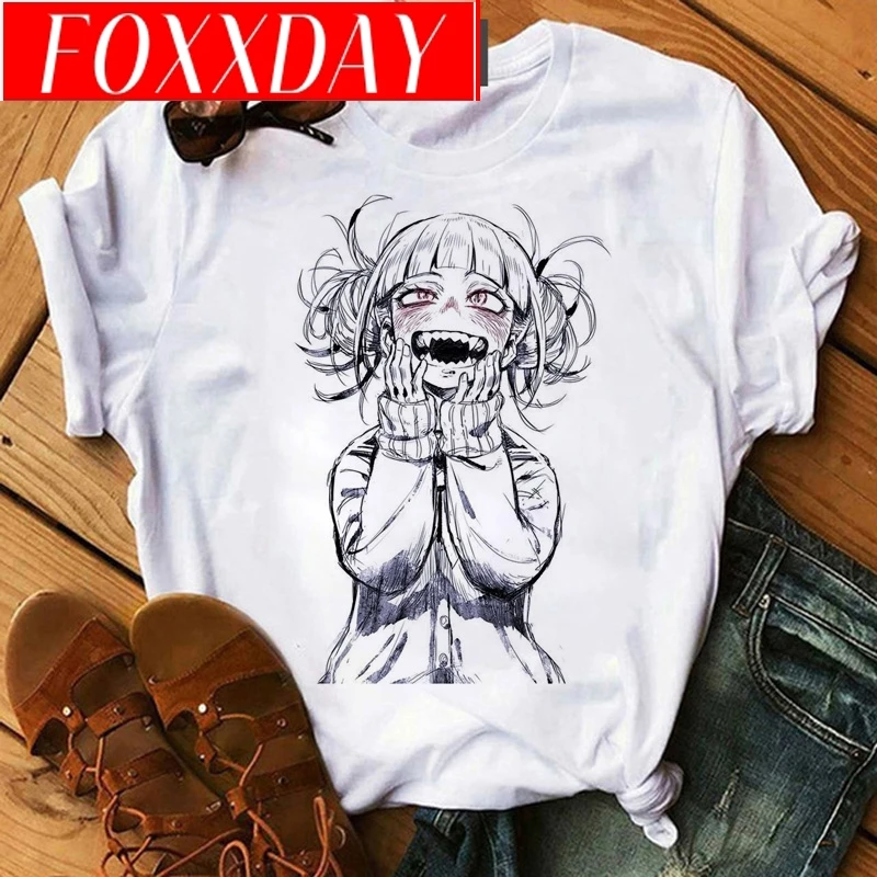 Senpai Ahegao футболка для женщин Hentai химико Тога Waifu Графические футболки японского