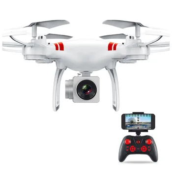 

Remote Control Aircrafts WIFI Real-time Transmission 360° Rotation Quadcopter Professional Altitude Hold Chargeable 3 Colors
