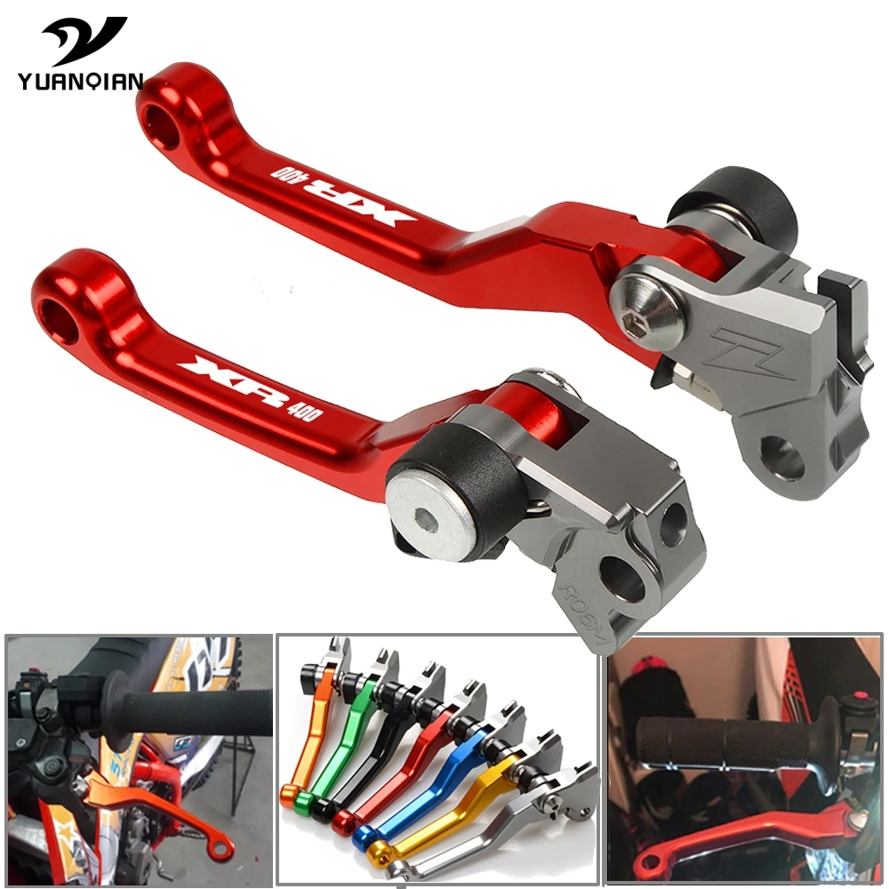 Motocross CNC Aluminum Pit Dirt Bike Pivot Handle Lever Brake Clutch Levers For HONDA XR400MOTARD WR 400 2005-2008 2006 2007