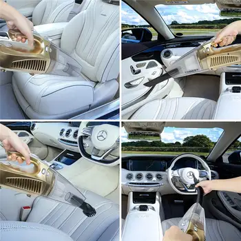 

Car Vacuum Cleaner Handheld Super Suction Wet Dry Dual Use Cleaning Tool
