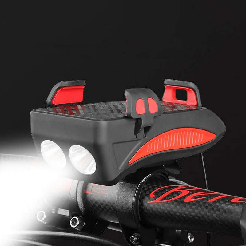 Best Mount Bike Phone Holder Accessories Set ABS Cycling Outdoor Sports Headlights Power Bank 5pcs Bicycle 3
