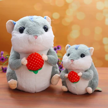 

1pc 1pc 18/30cm Hamster with Snack Pillow Down Cotton Plush Toy Soft Stuffed Doll Cushion Cartoon Cute gift For child kid