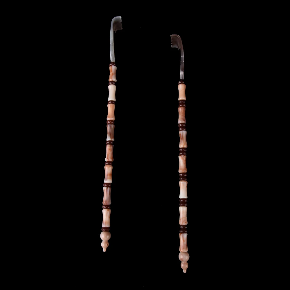 1pcs Back Scratcher Backscratcher Body Massage Bamboo Hackle Itch Health Products Wood Back Scraper Scratching Massager Kit