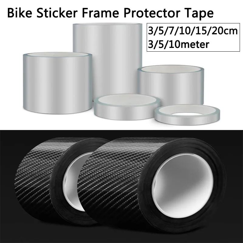 Bicycle Frame Protector Stickers Bike Frame Tape Wear Protector 5D