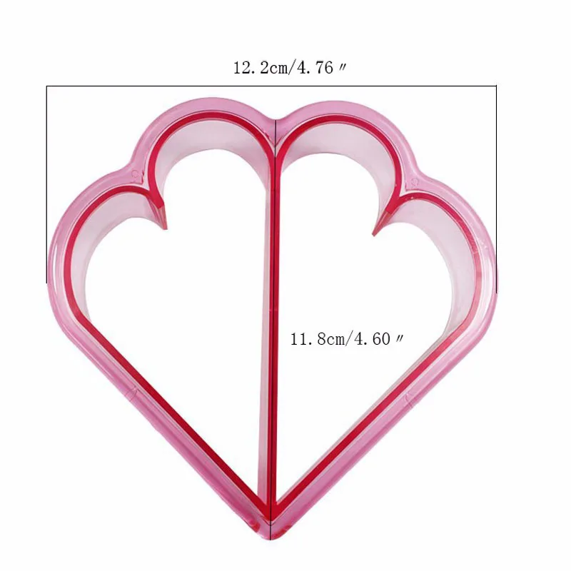 Горячие 1 шт. кухонные принадлежности для выпечки Сэндвич Плесень Резак ЛЮБОВЬ автомобиль звезда собака форма DIY печенье сэндвич и формы для вырубки для детей - Цвет: Heart