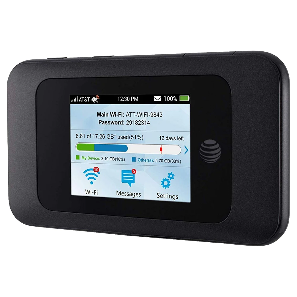 ZTE Velocity 2 AT&T MF985 300 Мбит/с Cat6 Портативный 4G LTE модемный маршрутизатор со слотом для Sim