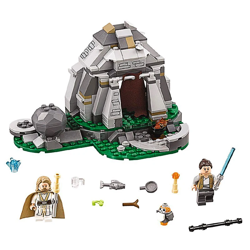Star Bricks Wars Movie Ahch To ostrov обучение Совместимо с Legoinglys строительный блок кирпичи