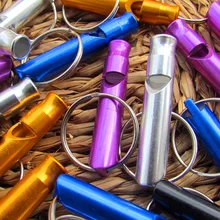 Маленький свисток из алюминиевого сплава PSK для выживания на открытом воздухе