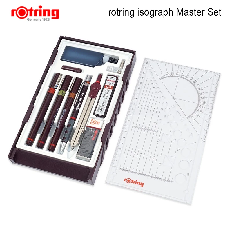 

Rotring мастер заполнение чернил изограф набор ручек пористая ручка инструменты для рисования