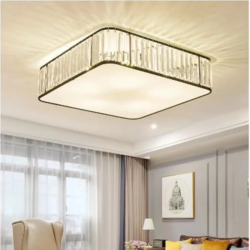 Классическая квадратная Хрустальная светодиодный ная люстра используется для