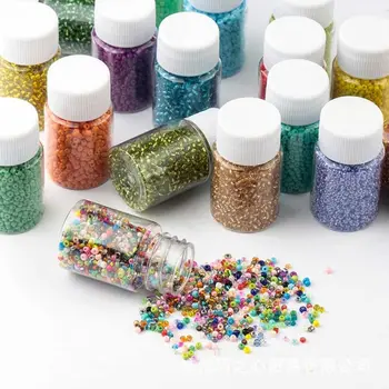 

10 Color 2mm Mini Pony Glass Seed Beads Beading Bracelet Necklace Jewelry Making