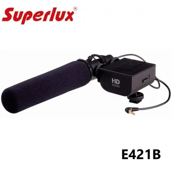 

Original Superlux E421B professional recording microphone 3.5mm connector plug DSLR camera microphone Camcorder dedicated