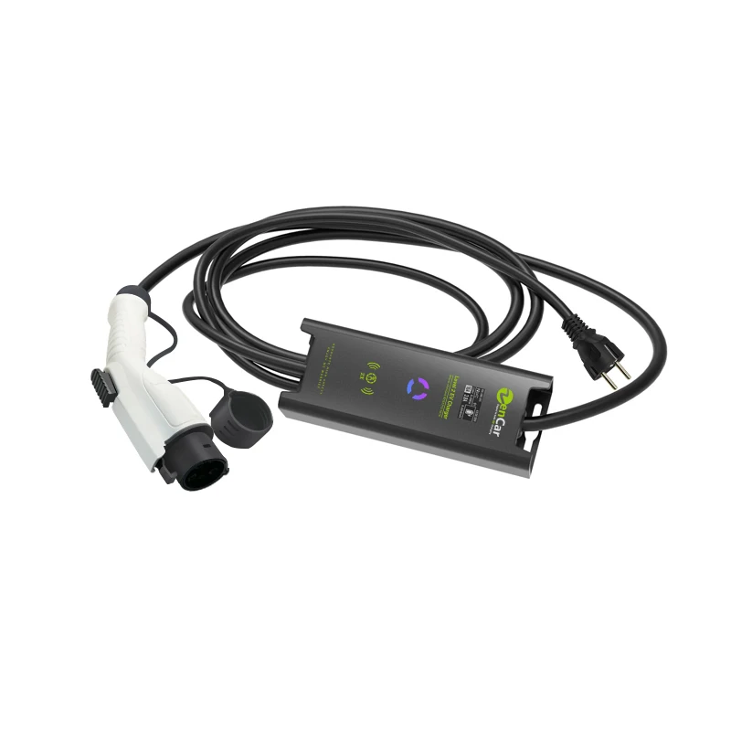 ZENCAR Level 2 EVSE Type B AC 30mA DC 6mA 3.5kW EV Charger Type 1 Schuko plug 5m Electric Car Charging 6A 8A 10A 12A 16A