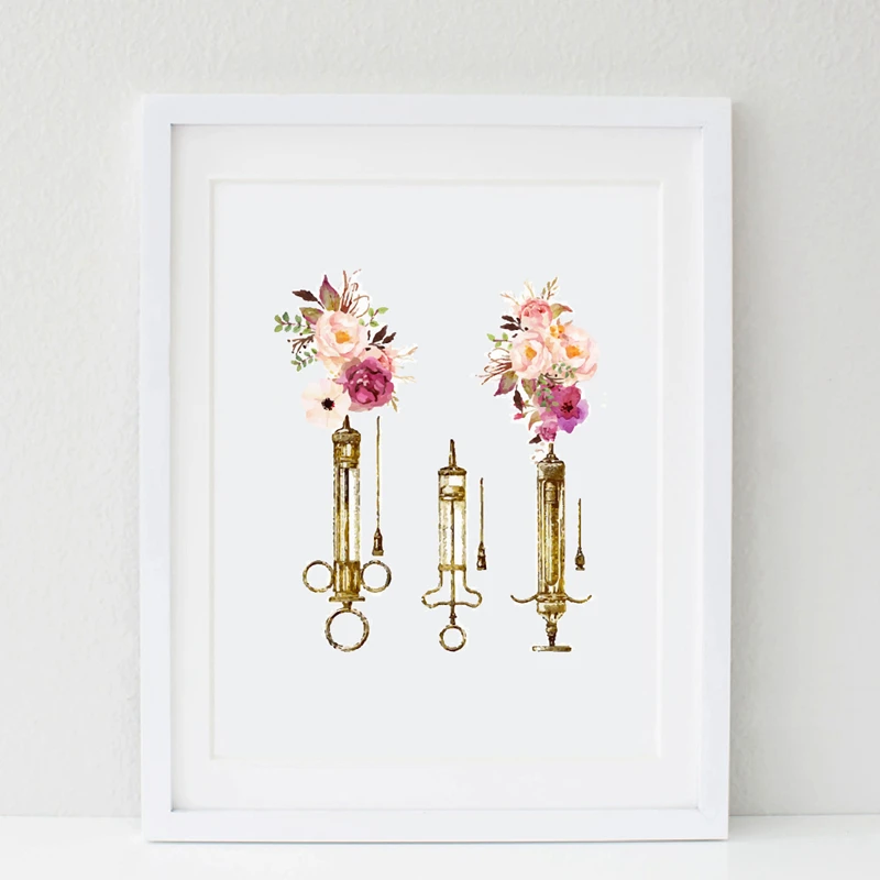 medical art canvas paints