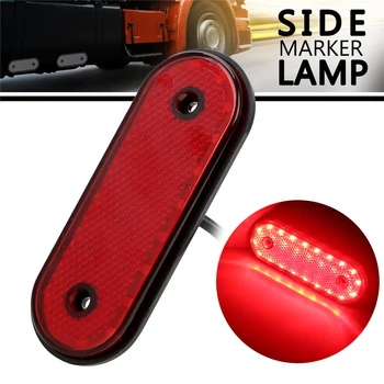 

20 LED Auto Accessories Clearance Lamp Truck Side Marker Lights Red Yellow White DC 24V Signal Lamp