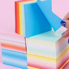 Креативные градиентные цвета блокнот для заметок милый бумажный блокнот