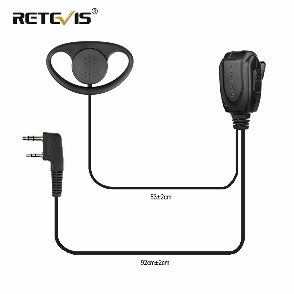 Наушники вкладыши типа D для Kenwood Baofeng наушники Walkie Talkie UV5R UV 5R 888S RETEVIS H777/RT22/RT81/|walkie